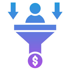 Conversion Funnel Icon