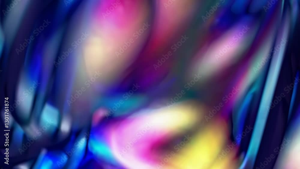 Aufkleber abstract swirl with vibrant colors and flowing motion. digital art concept
