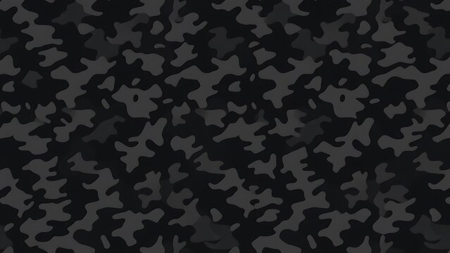 black and white camouflage pattern on background, composed of various shades black, creating unique design