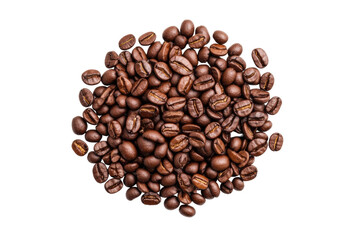 Freshly roasted beans for rich flavor, cut out