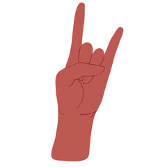 Hand palm illustration