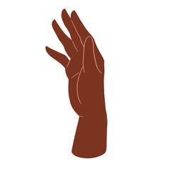 Hand palm illustration