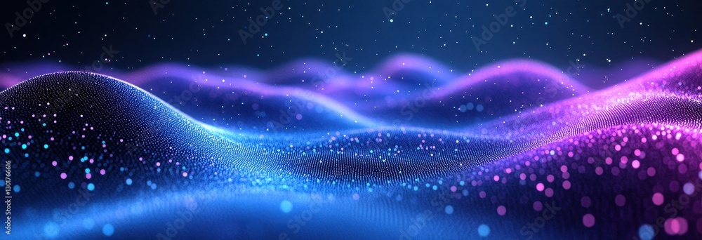 Poster abstract colorful waves of light and energy create a stunning visual effect, emphasizing motion and 