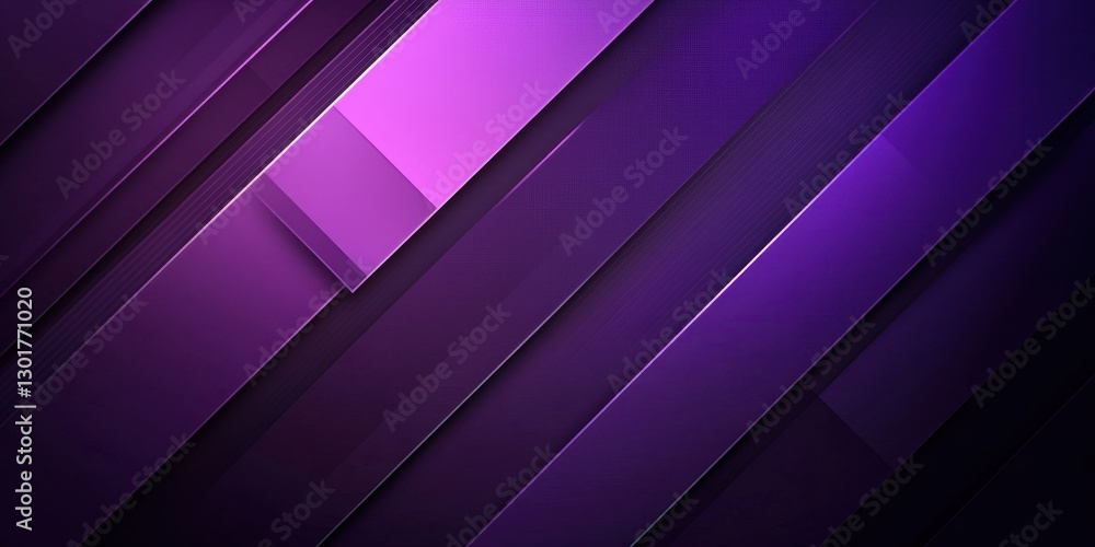 Poster abstract geometric background design with vibrant purple shades and layered patterns creating depth 