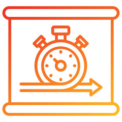 Agile Line Gradient Icon