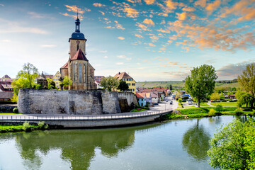 Altstadt, Lauffen am Neckar, Deutschland 