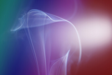 Close up of smoke abstract as background