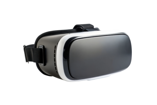 High-tech virtual reality headset designed for immersive gaming experiences and educational exploration