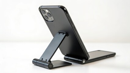 Smartphone in Foldable Stand
