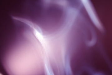Macro shot of smoke swirl in the air as background