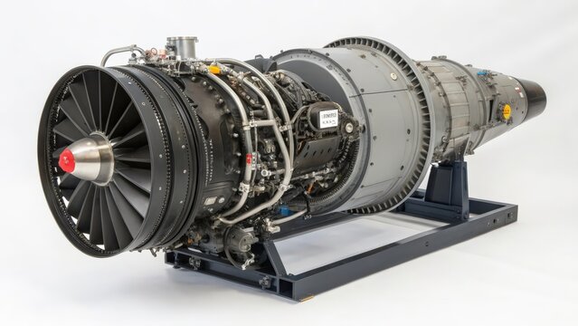 Turbofan Engine Closeup