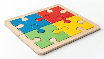 Wooden Puzzle Pieces