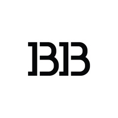 BB monogram logo design letter text name symbol monochrome logotype alphabet character simple logo