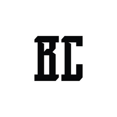 BC monogram logo design letter text name symbol monochrome logotype alphabet character simple logo