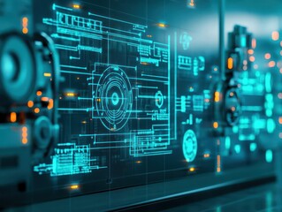 Computer Screen Displaying Security Lock Symbol Representing Digital Protection and Cybersecurity in Modern Technology Environment and Online Safety