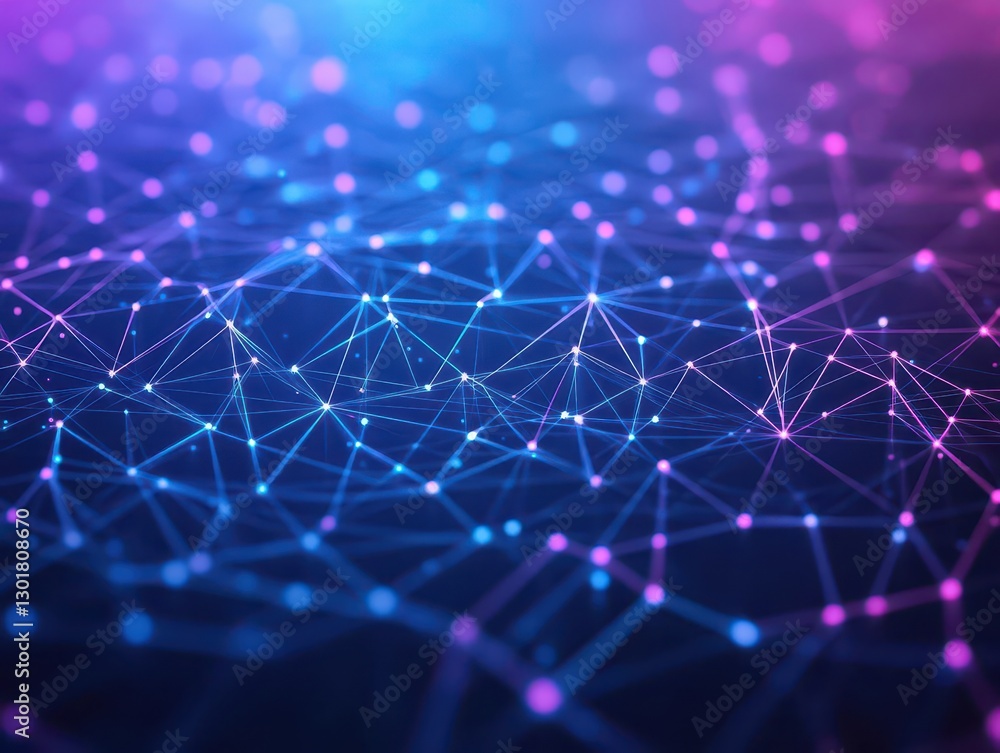 Poster intricate abstract background featuring interconnected lines and dots creating a dynamic visual repr