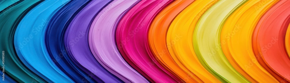 Poster vibrant colorful abstract painting expressing emotion through dynamic brush strokes and vivid hues c