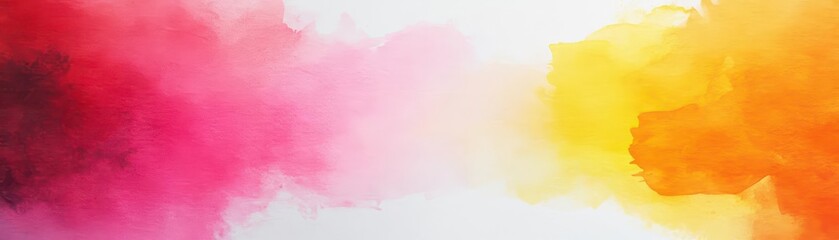 Fototapeta premium Beautiful Watercolor Paint Background with Soft Blends of Colorful Hues Creating a Dreamy Artistic Atmosphere for Creative Projects and Designs