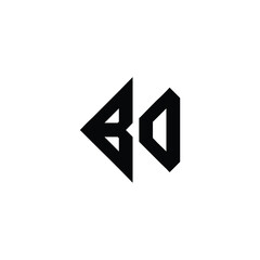 BD monogram logo design letter text name symbol monochrome logotype alphabet character simple logo