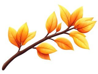 Autumn Branch Illustration