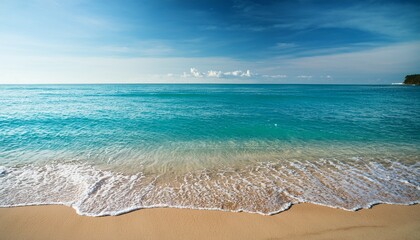 water on the beach