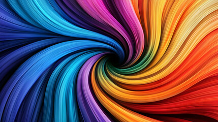 Fototapeta premium Abstract Background Illustration Colorful Swirl Design