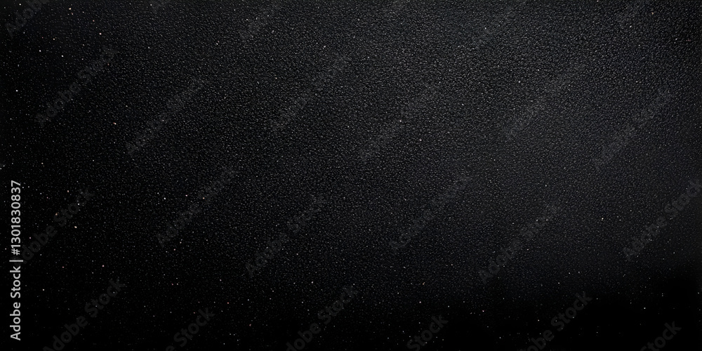 Poster abstract background - black textured surface with subtle sparkle