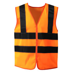 Safety vest designed for visibility during construction or outdoor work