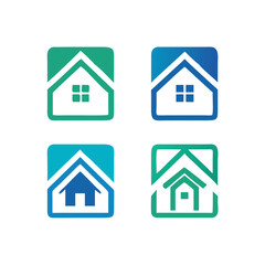 log cabin pancake house. House icon set. Home vector illustration sign. House Icon Home vector illustration symbol.