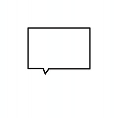 Naklejka premium ふきだし