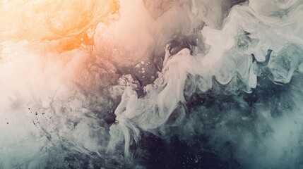 Abstract Swirls of Color: A Serene Blend of Hues