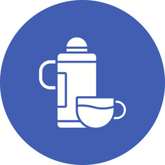 Obraz premium Thermos Icon