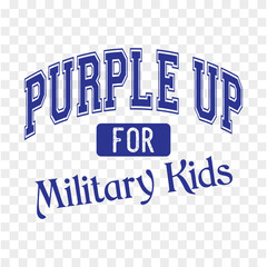 Purple Up For Military Kids