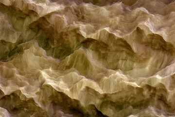 Obraz premium Abstract Background - 3D Topographic Landscape Illustration