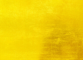 Shiny yellow leaf gold foil texture