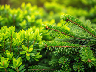 green pine needles. tree, branch, pine, fir, nature, needle, green, evergreen, spruce, plant, christmas, forest, needles, coniferous, close-up, twig, season, closeup, fir-tree, macro, flora, summer, w