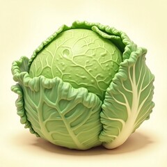Obraz premium head of cabbage