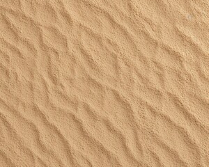 Close-up view of textured sandy surface with gentle ripples and undulations in natural light