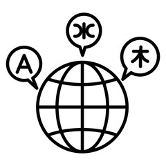  Multilingual Resources Icon