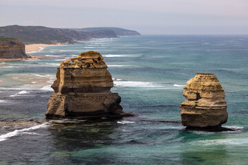 Paysage des 12 apôtres dans la région de Melbourne, the Great Ocean Road Walk en Australie.
