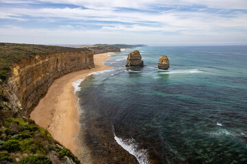 Paysage des 12 apôtres dans la région de Melbourne, the Great Ocean Road Walk en Australie.