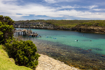 Great Ocean Road dans la région de Melbourne, côte du sud de l'Australie 