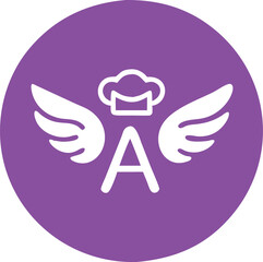 Create a minimalist logo circle illustration.