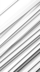 Obraz premium Abstract diagonal white stripes with subtle shadows create a modern background