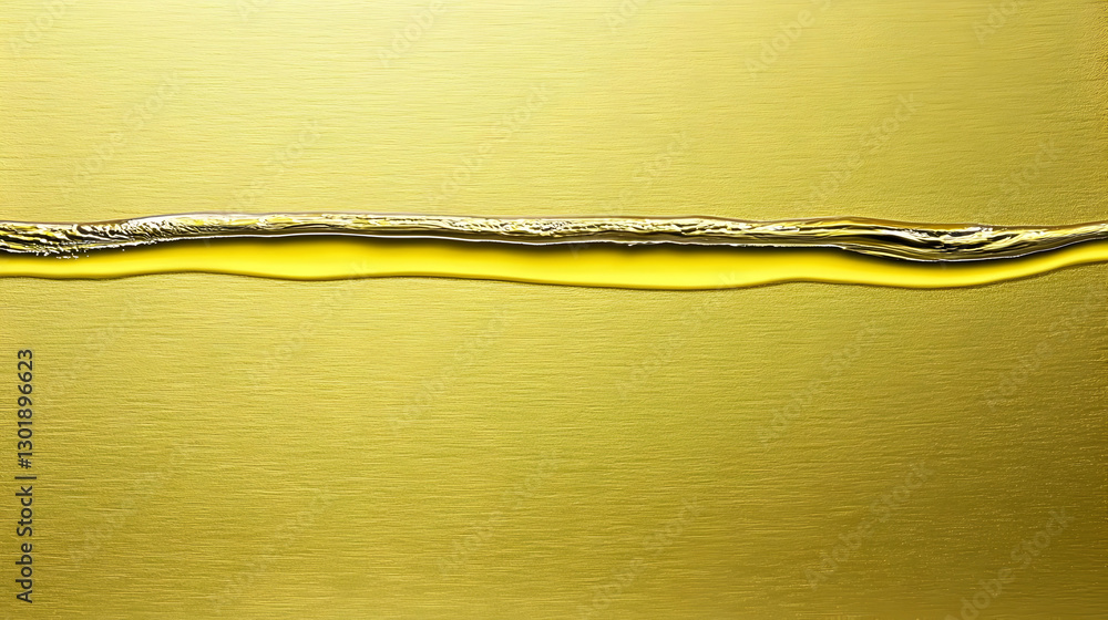 Poster abstract background - golden wave on textured surface