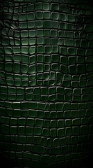Green Leather Texture Background Image - Reptile Skin, Scales, Luxury, Material, Pattern, Abstract, Design, Emerald, Dark