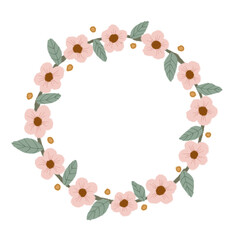 wreath of flowers