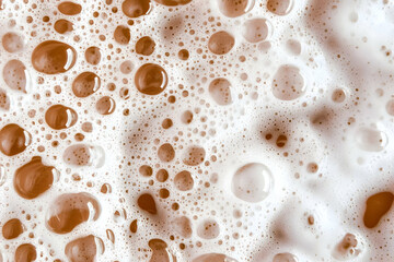 Abstract Background Image - Foam Bubbles Texture, Brown and White