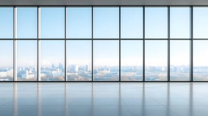 City view from a high-rise building