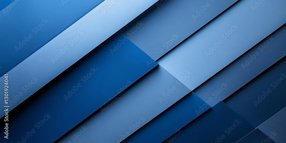 Poster layers of blue textures create a modern and stylish abstract design in this visual composition
